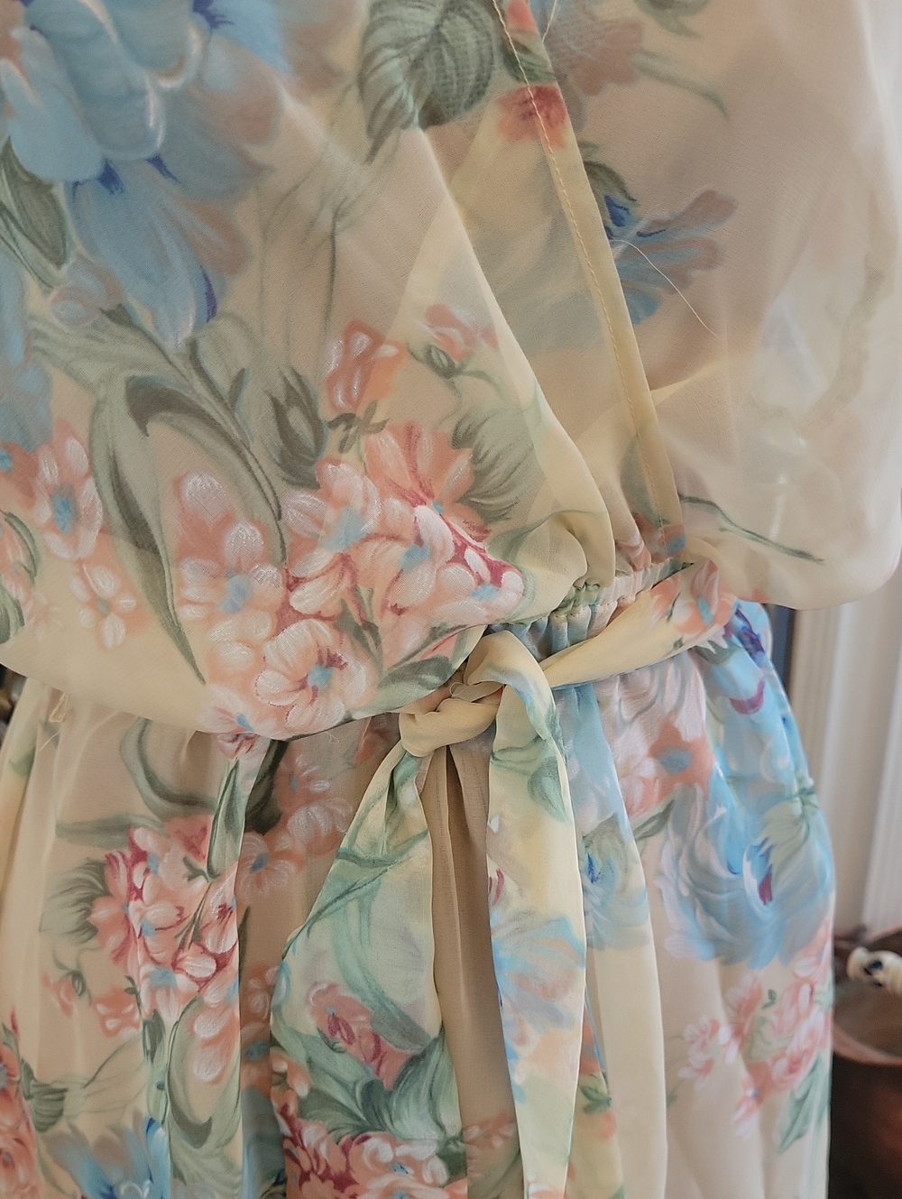Vtg 70's Karen Tepper Dress - Picture 4 of 9